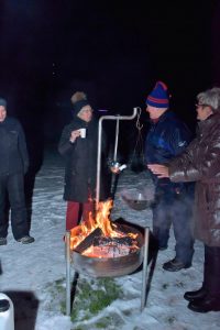 22. 01.2017 - Eisstockschiessen auf dem Dorfweiher