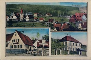 Postkarte aus Dietersdorf (vor 1914) - Privatbesitz (RPS)