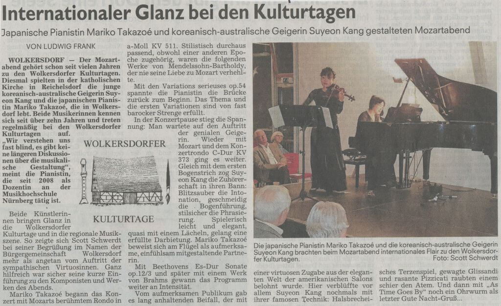 19.10.2018 Wolkersdorfer Kulturtage 2018 - Schwabacher Tagblatt