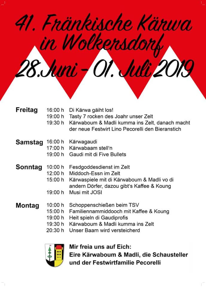 28.06.2019 bis 01.07.2019 - Kärwa Wolkersdorf