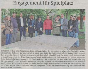 06.06.2019 Engagement für Spielplatz - Schwabacher Tagblatt