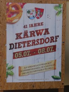 06.07.2019 - Kärwa Dietersdorf (RPS) - Plakat
