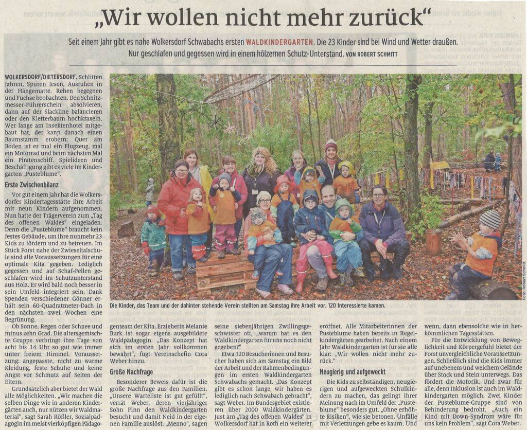 22.10.2019 - Wir wollen nicht mehr zurück - Schwabacher Tagblatt